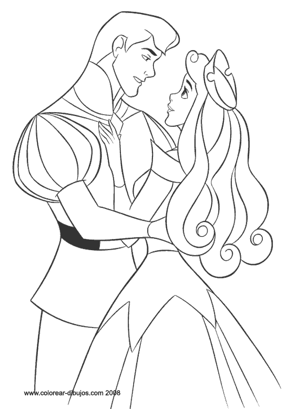 Dibujos de blancanieves y el principe para imprimir, Dibujos para Pintar