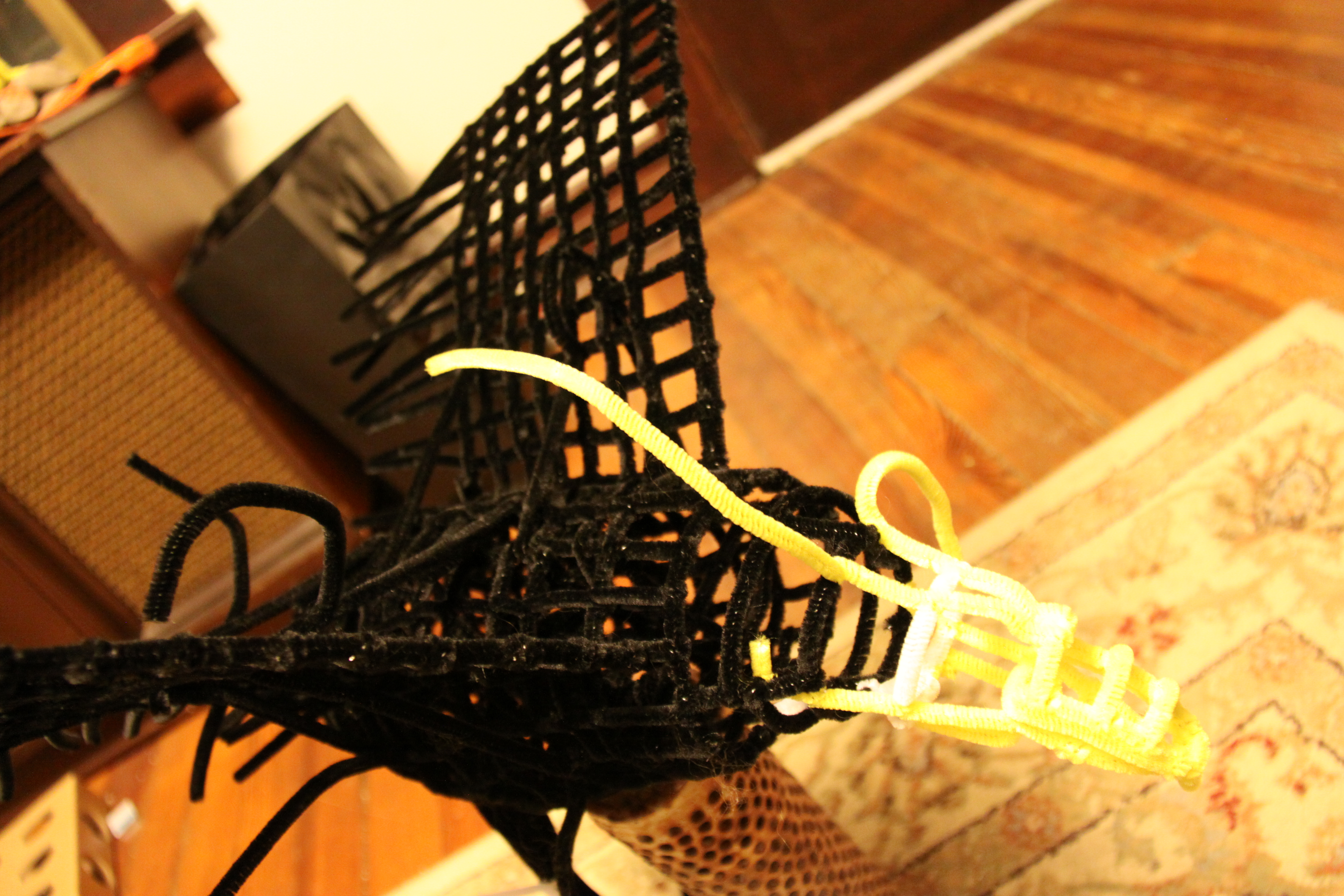 pipe cleaner eagle construction top