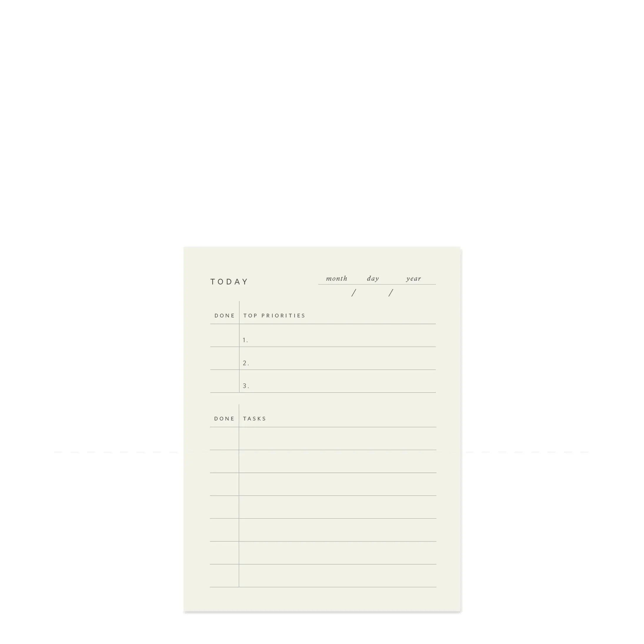 To Do Today Notepad By Ramona Ruth Piph By Paper Epiphanies