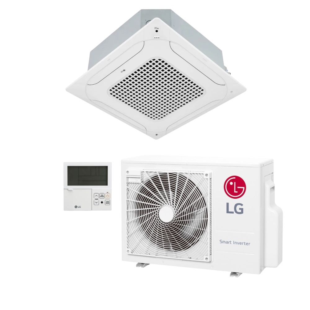 Cassette 4 vías Dividido Sólo Frío 18,000 BTU's LG | ATNQ22GPLA4