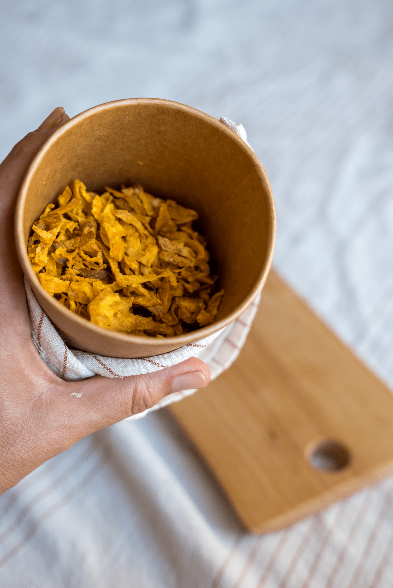 como fazer batata palha doce