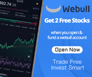 Webull - Get 2 Free Stocks & Trade Free!