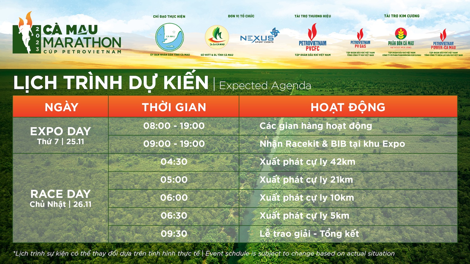 Sự Kiện Giải Chạy Bộ Cà Mau Marathon 2023 2