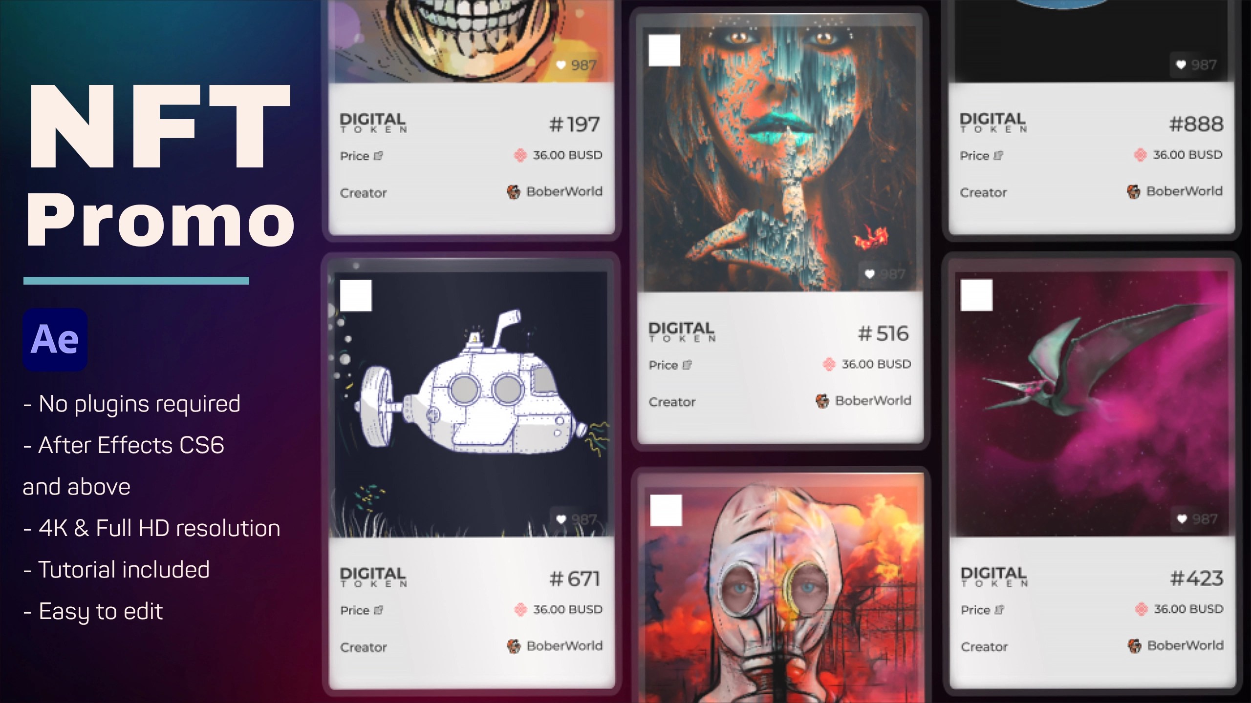 NFT Collection Promo - Opener