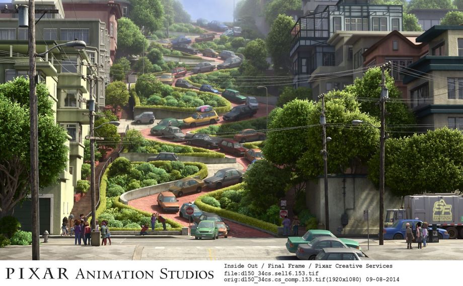 San Francisco Comes Alive in 'Inside Out' - Pixar Post