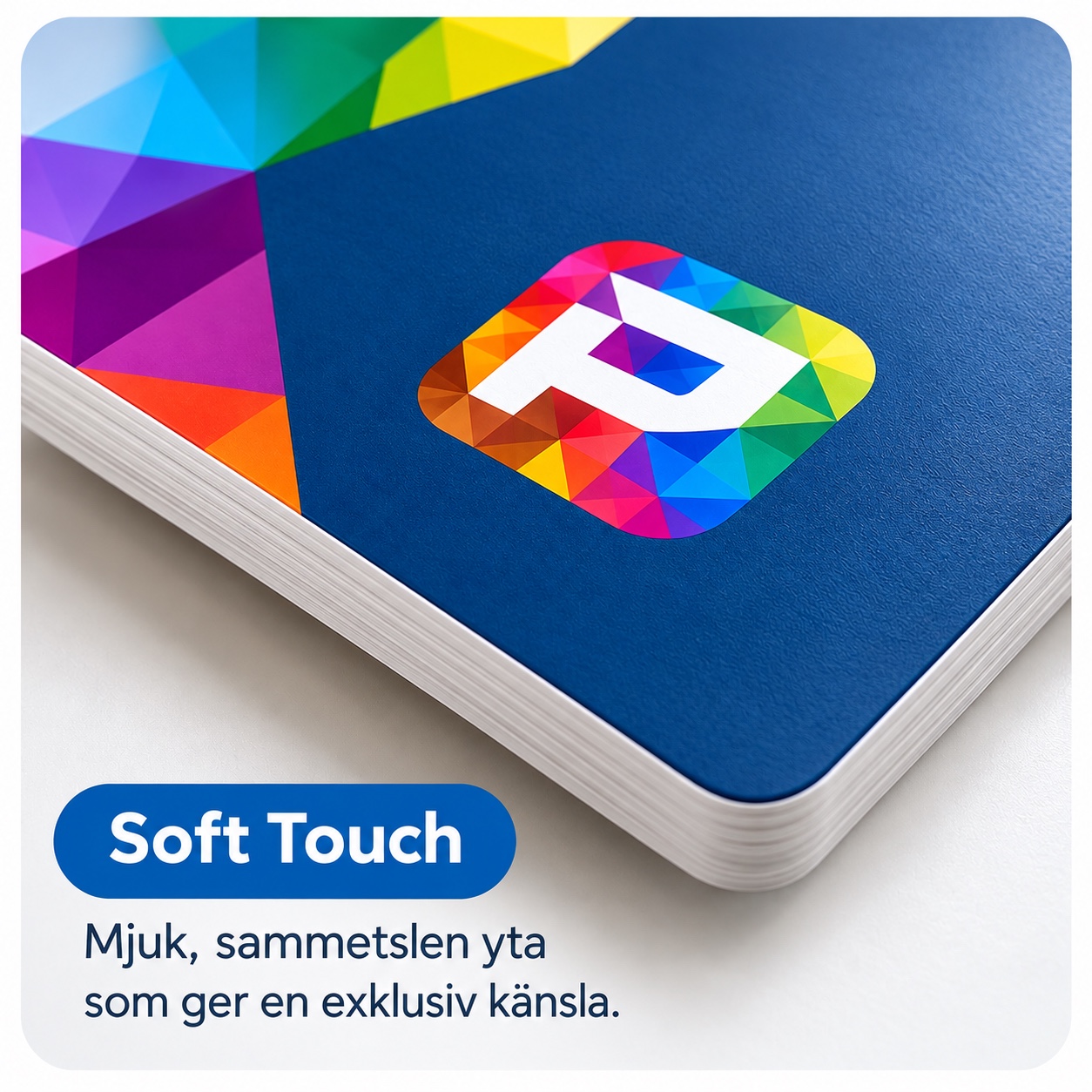 Soft Touch-laminering – mjuk sammetslen premiumyta