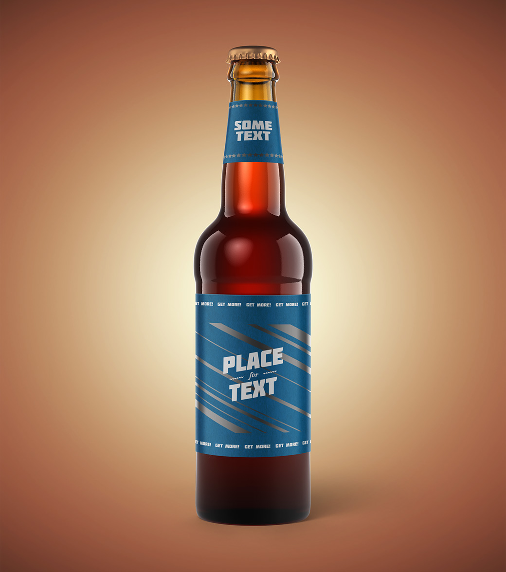 What's the difference between beer served from a bottle and beer served from a can? Beer Bottle Mockup Download Free Psd Template