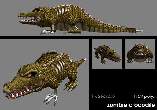 Zombie Crocodile – Pixel Licker