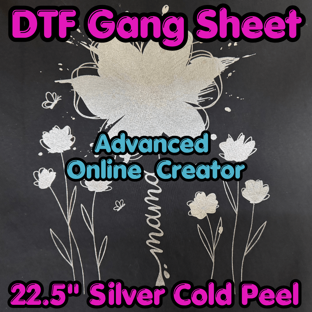 Silver Highlight DTF Gang Sheet - Advanced Creator