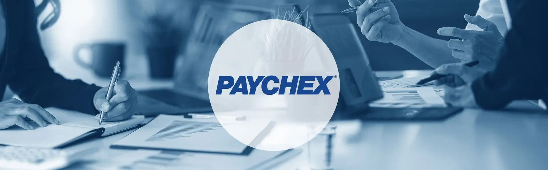 Paychex Hero banner with logo