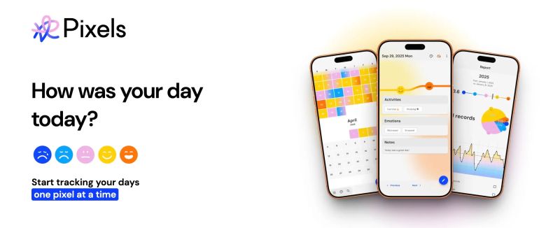 Mood Tracker With Pixels - Download Stunning Abstract Image | Desktop