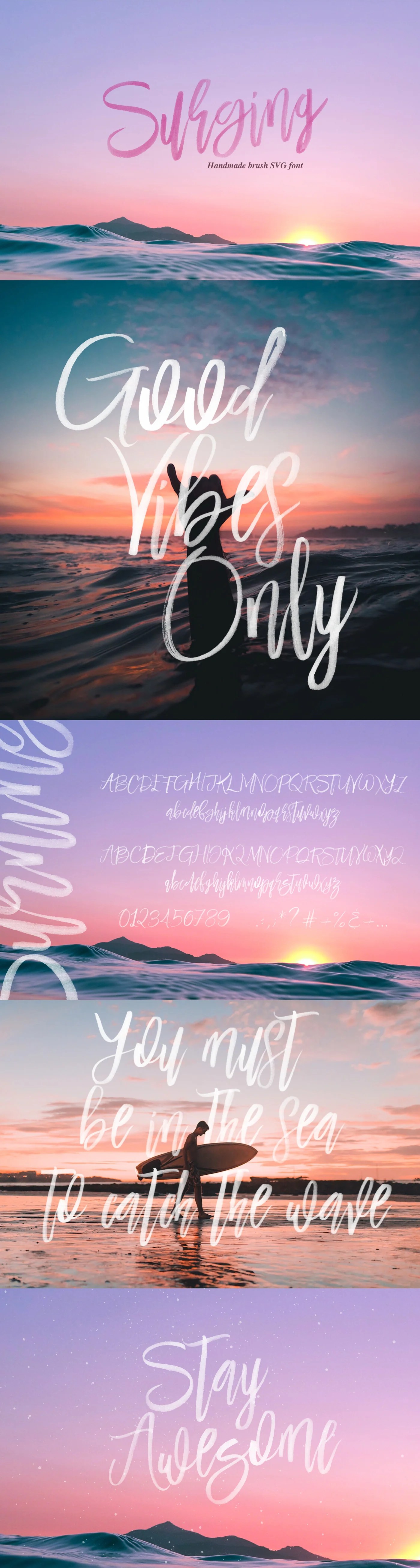 The Handmade Svg Font Bundle Pixel Surplus