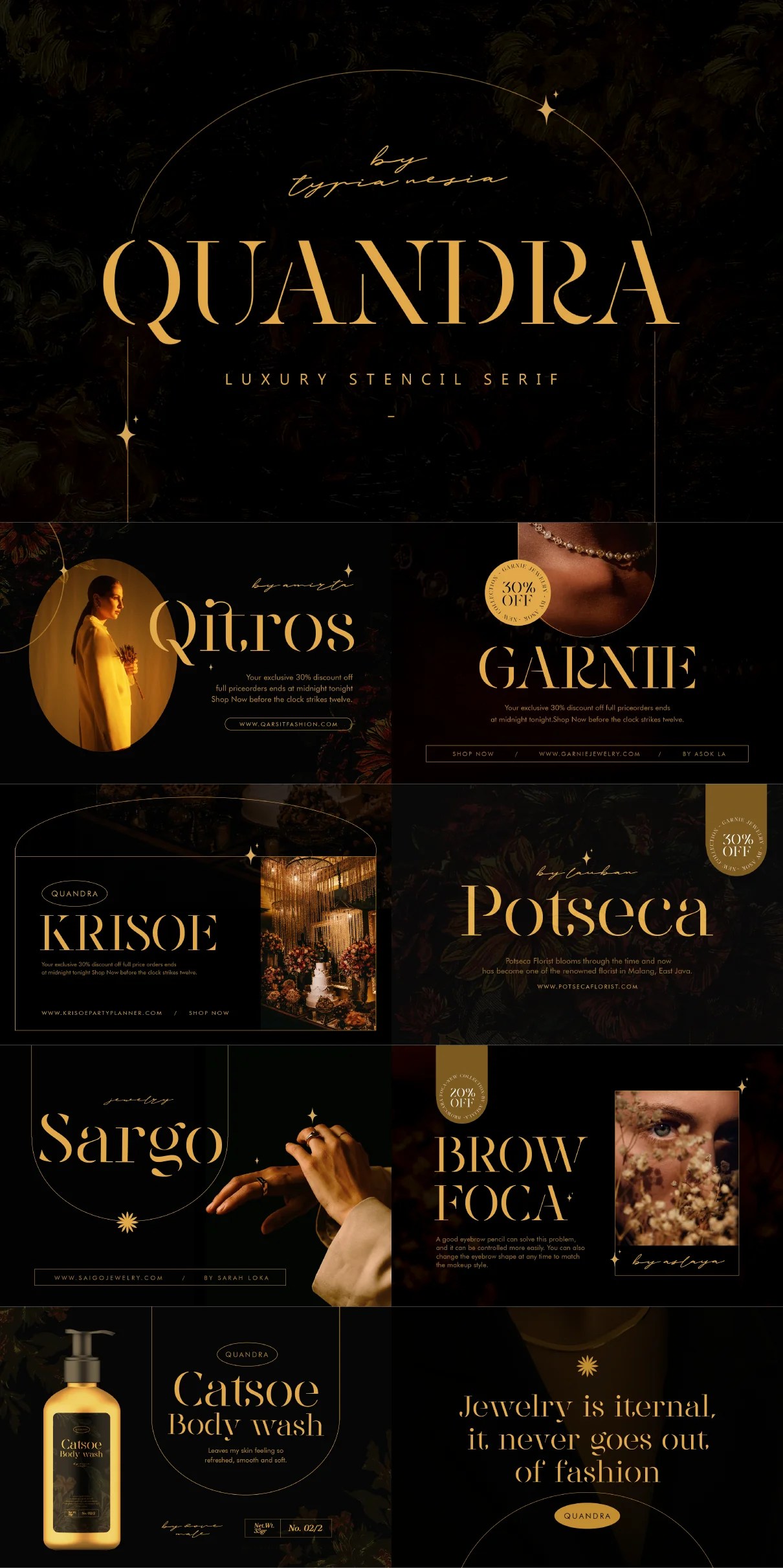 The Elegant Type Collection Pixel Surplus