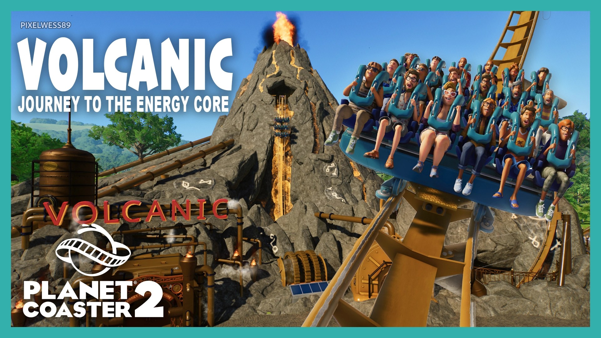 Volcanic: Journey to the energy core 🎢🌋
