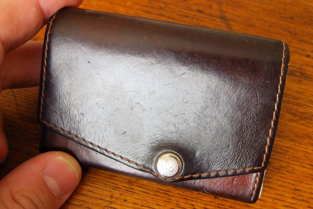使用開始から2年経過！「小さい財布・ブッテーロ レザー
