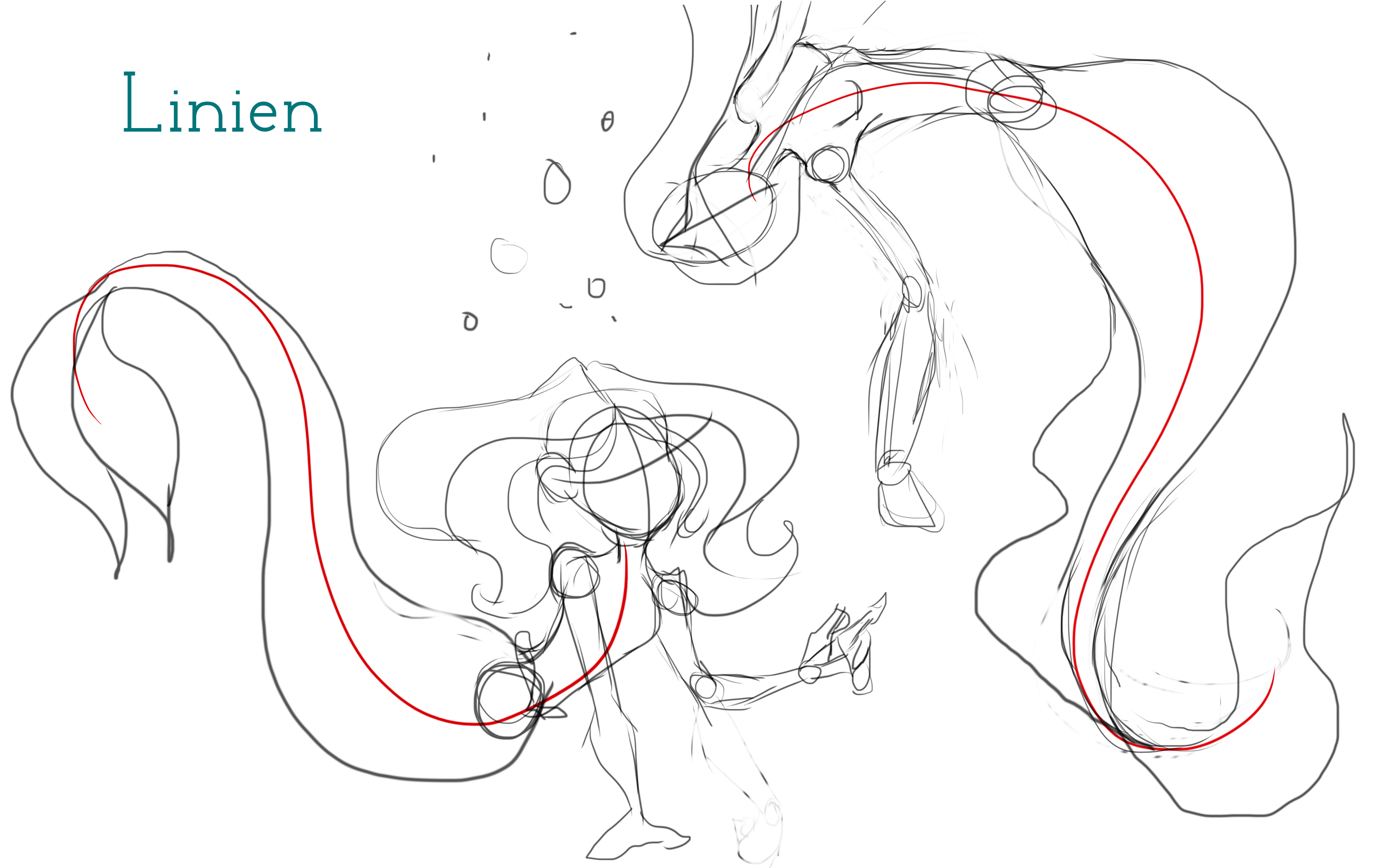 Meerjungfrau Zeichnen Und Malen Mit Aquarellbuntstift Mermai