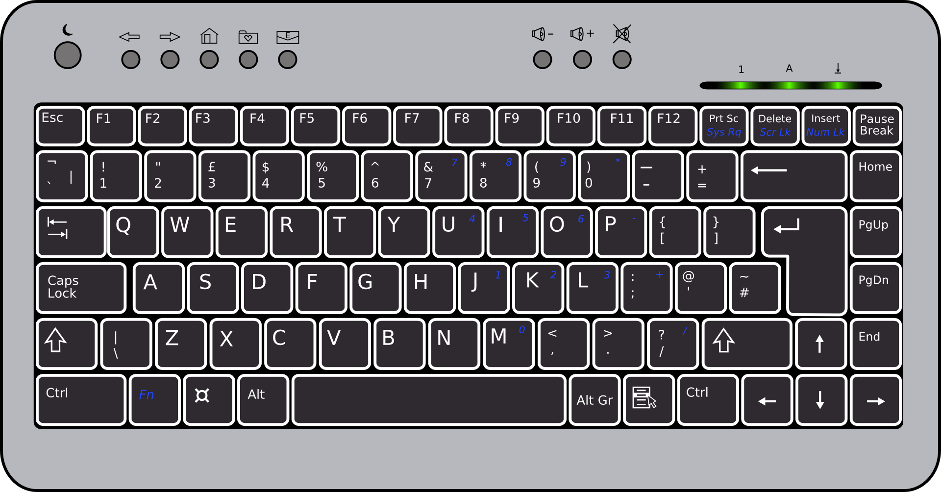 Download cartoon keyboard png and use any clip art,coloring,png graphics in your . Grey Keyboard Drawing Free Image Download