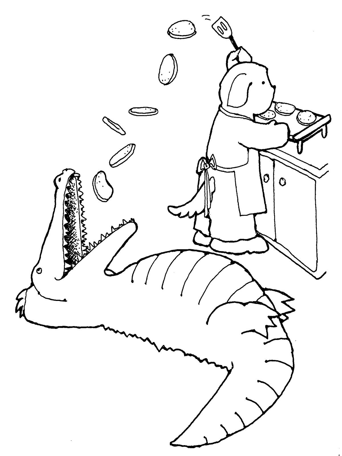 Download free realistic alligators coloring page picture. Realistic Alligator Coloring Pages Drawing Free Image Download