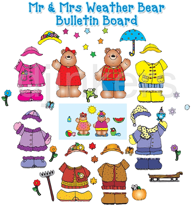 Clipart Of The Dress For The Weather Bulletin Board Free Image