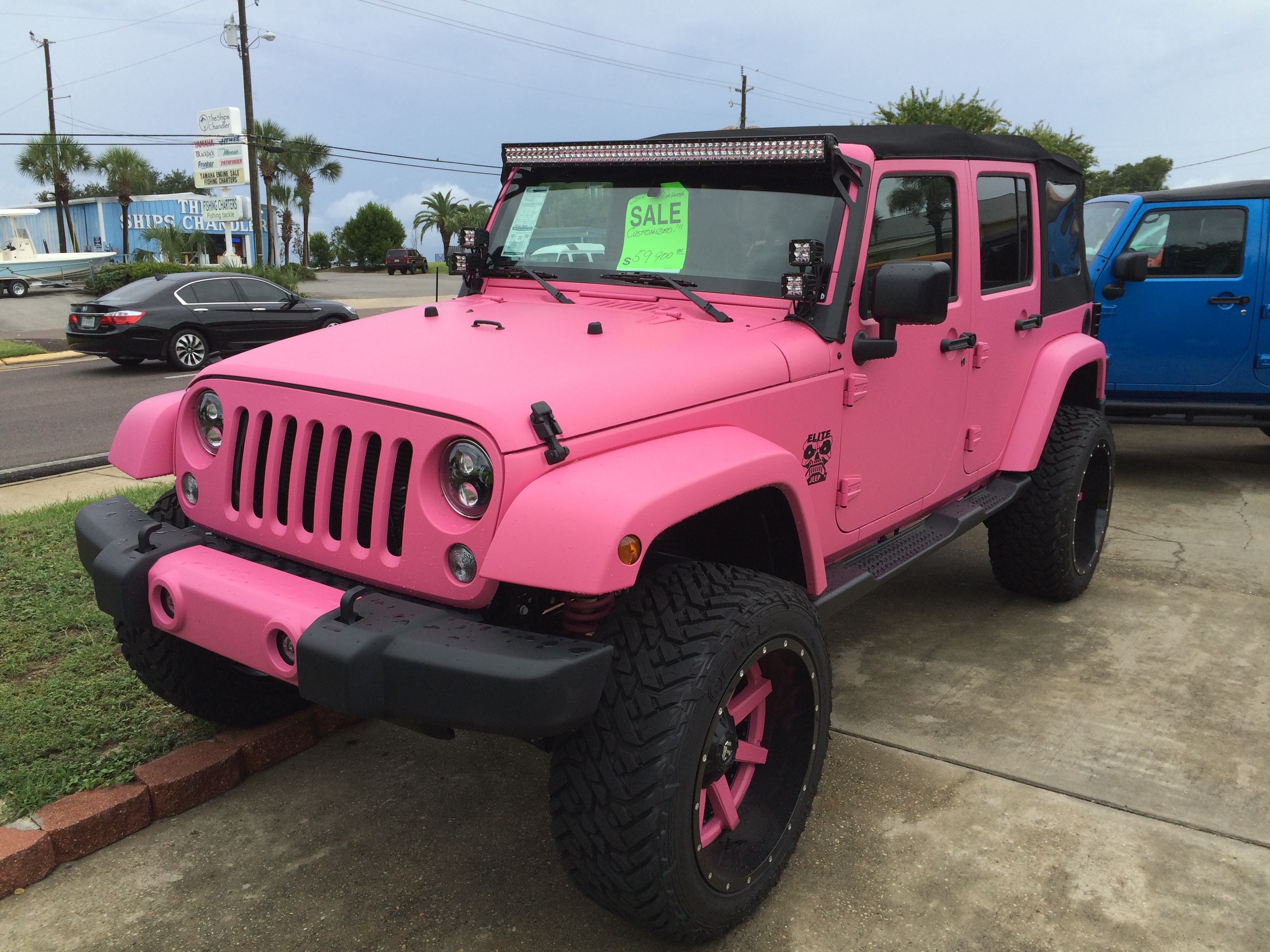 Because the blood vessels are more visible, symptoms of pink eye include the whites of the eyes be. Pink Jeep Is Parked On The Street Free Image Download