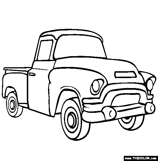 There are tons of great resources for free printable color pages online. Pickup Truck Coloring Pages Free Image Download
