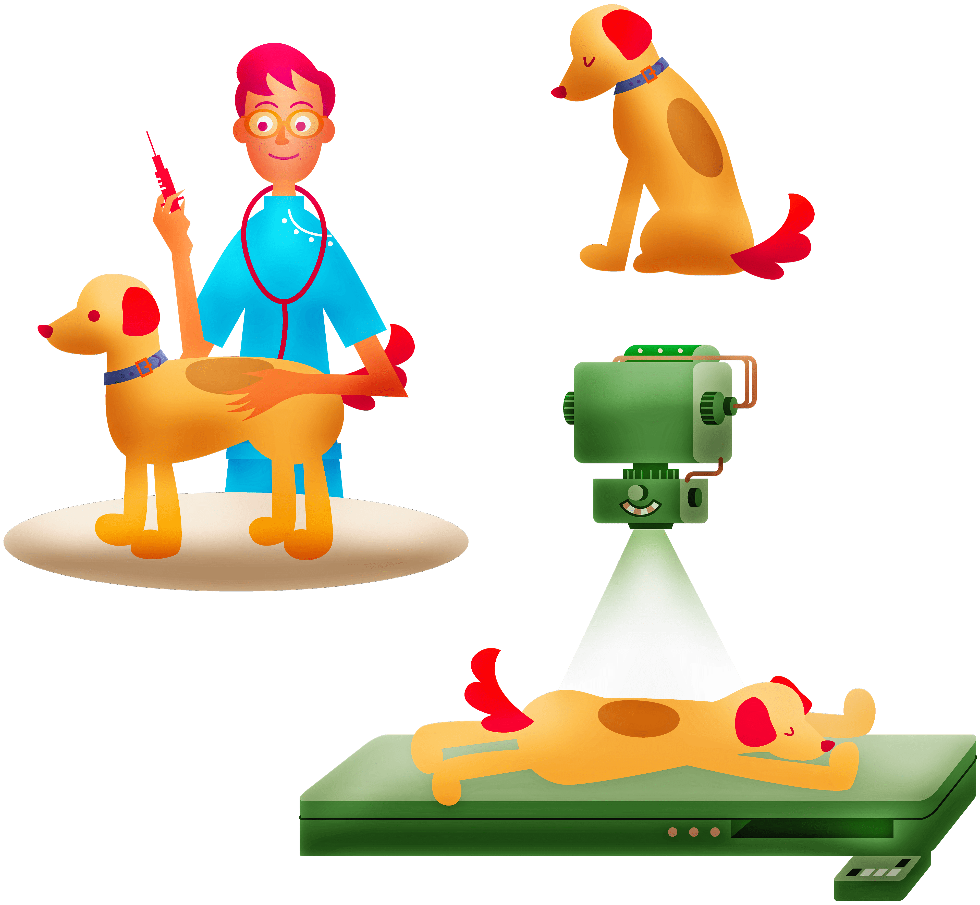 Vector cartoon silhouette of black cat waving to the wall is waving cute kitten line drawing. Cartoon Veterinarian With Dogs Drawing Free Image Download