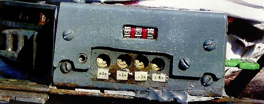 The locking mechanism for the collar bomb; the metal box that contained the locks was attached to the collar. Wells was to go on a scavenger hunt to find the keys. RICH FORSGREN/ERIE TIMES-NEWS, via FBI