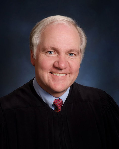 U.S. District Judge Sean J. McLaughlin, whose pleasant demeanor and calm manner were tested by Marjorie Diehl-Armstrong at her three-week trial in the pizza bomber case in U.S. District Court in Erie, Pennsylvania, in October and November 2010. Contributed photo.