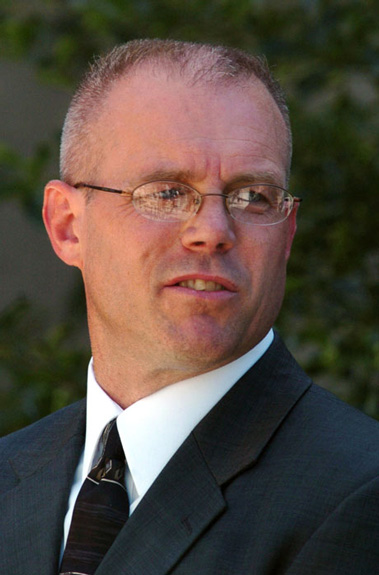 Despite being held in high regard in U.S. District Court in Erie, Pennsylvania, Assistant Federal Public Defender Tom Patton did not last the entire pizza bomber case. Marjorie Diehl-Armstrong fired him as her lawyer about a year before trial. JACK HANRAHAN/ERIE TIMES-NEWS