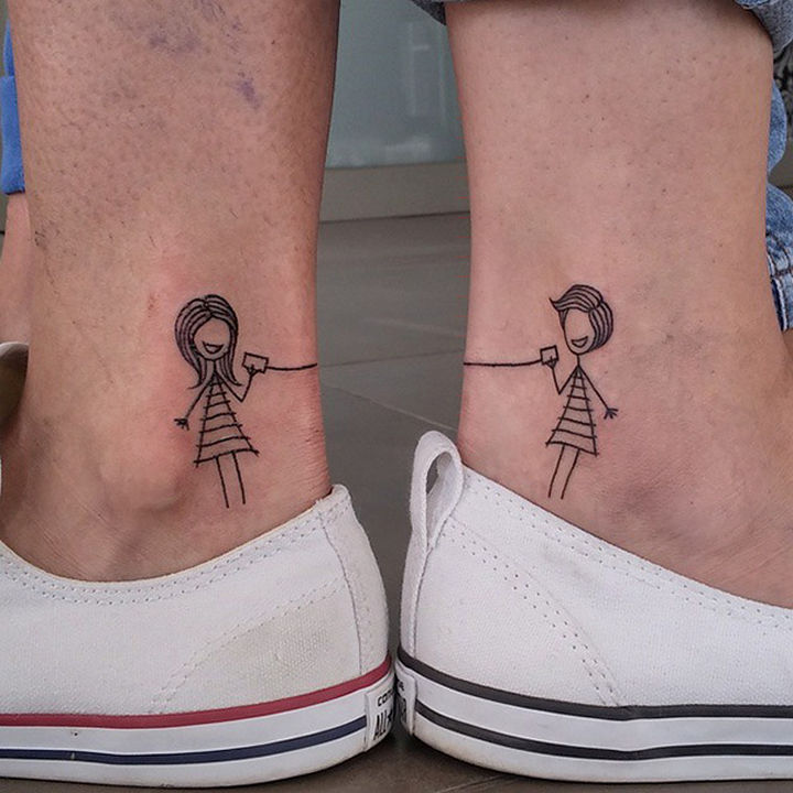 21 Sister Tattoos You're Going To Want To Get With Your Sister 720_x_720_jpg