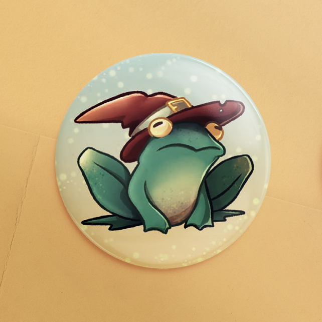 Wizard Frog Button