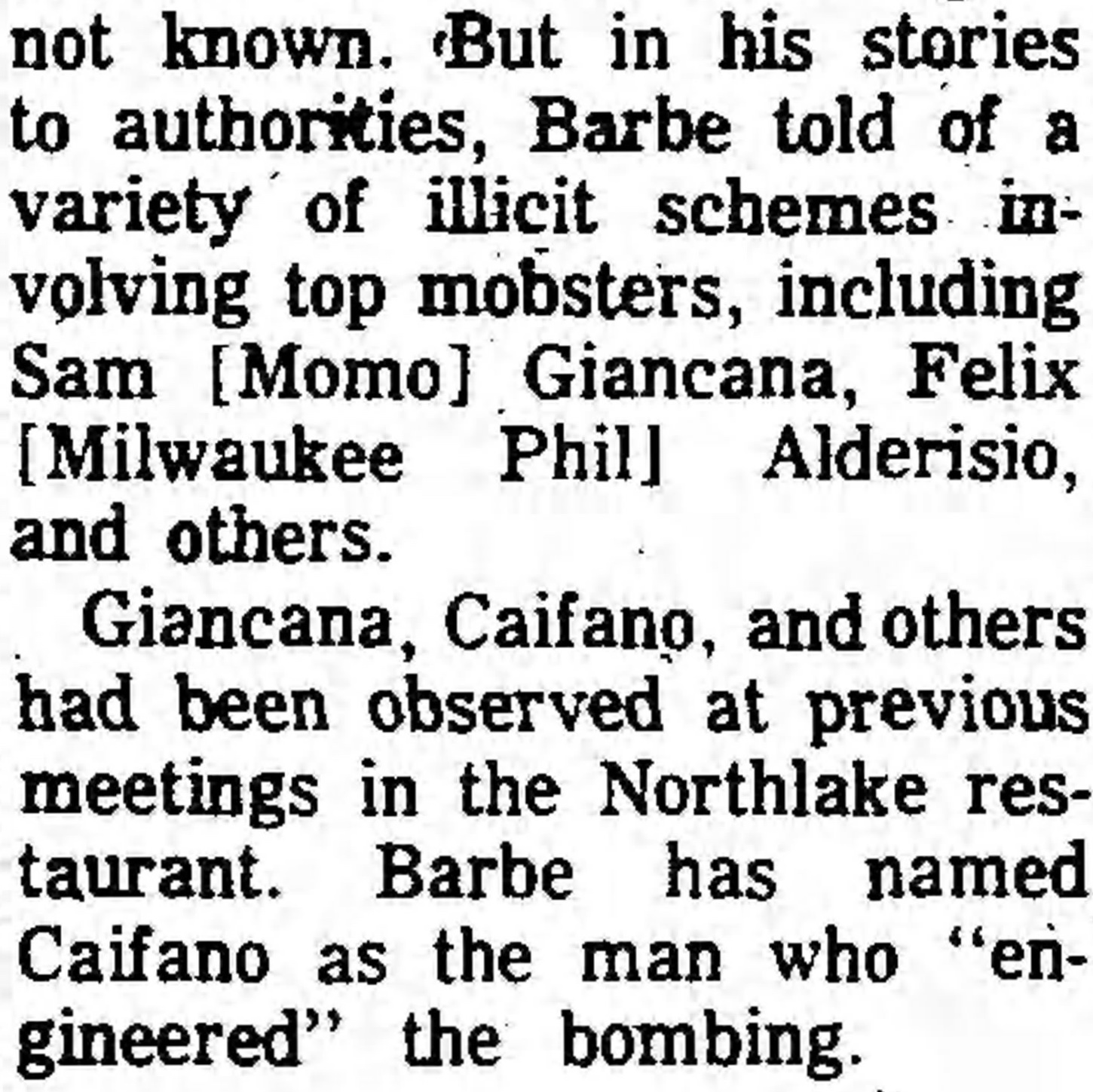 Mob Met in Northlake - Chicago Tribune, February 5, 1964 – 2
