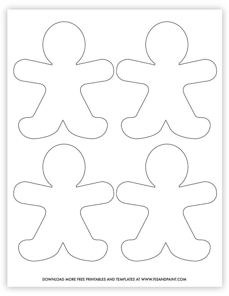 Gingerbread Man Templates