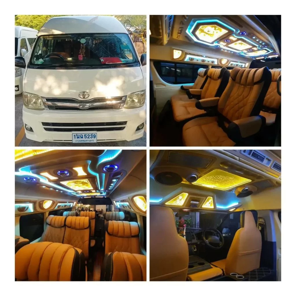 運転手付きのバンをレンタルして、パタヤ、カオヤイ、そしてタイ全土へ行きましょう。- PJ TRANSFER