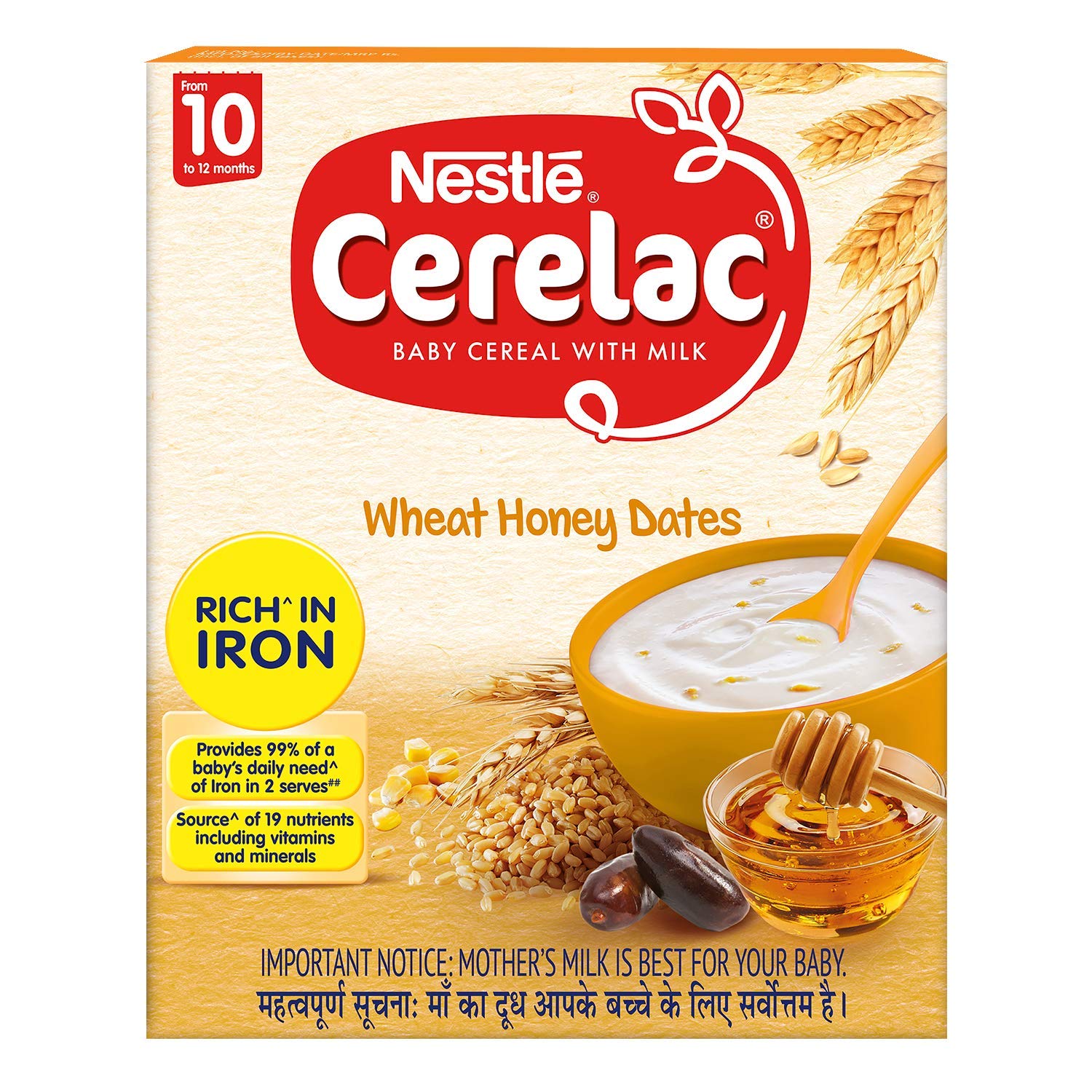 CERELAC WHEAT HONEY DATES 10MONTHS+
