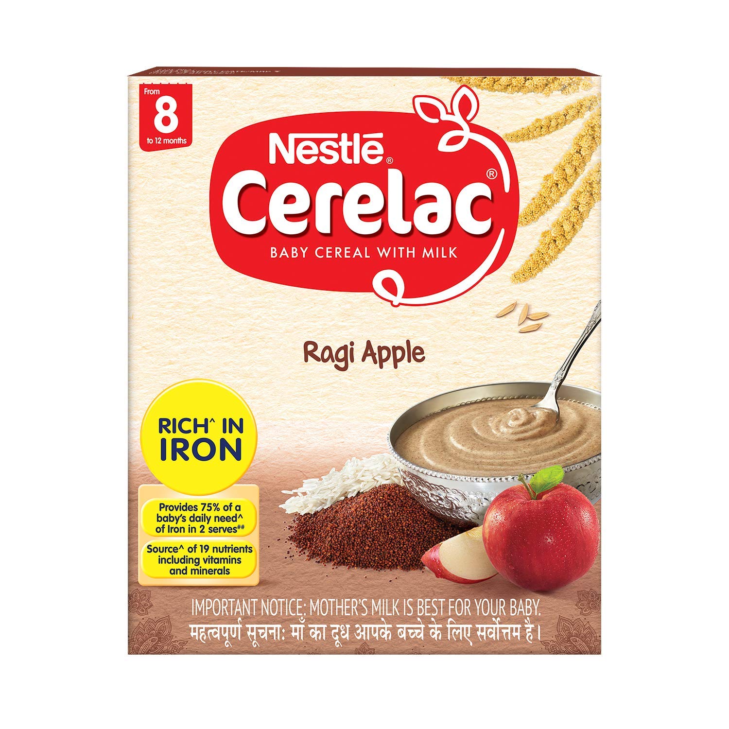 CERELAC RAGI APPLE 300G