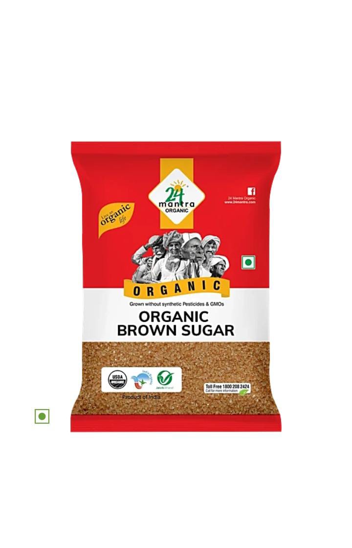 24 MANTRA ORGANIC BROWN SUGAR 500GM