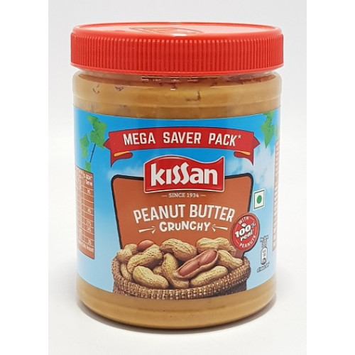 KISSAN PEANUT BUTTER CRUNCHY 350GM
