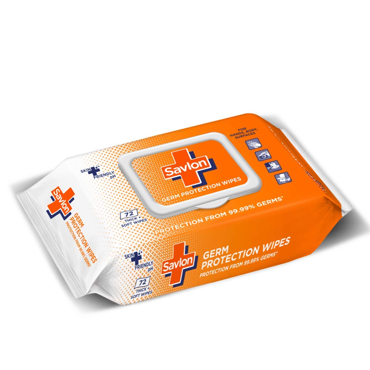 SAVLON GERM PROTICTION WIPES 72 PCS