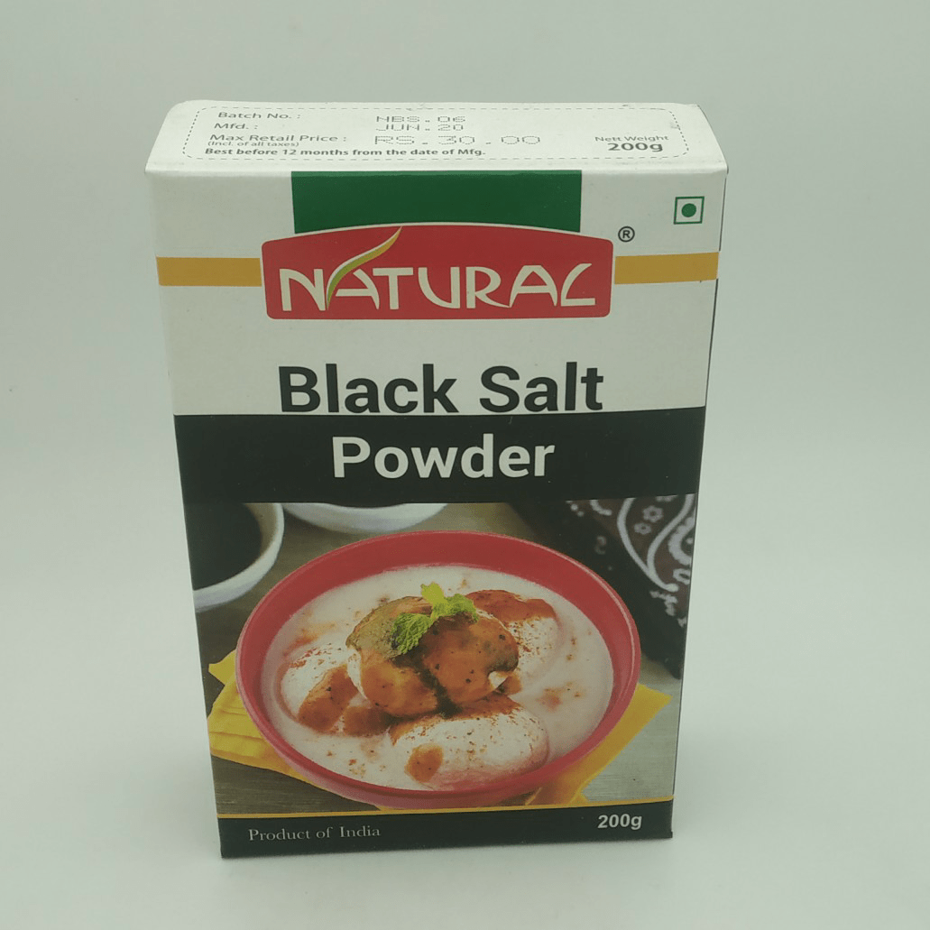 NATURAL BLACK SALT POWDER 200G