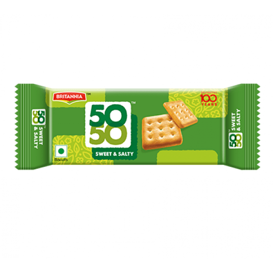 BRITANIA 50 50 SWEET SALT RS 10