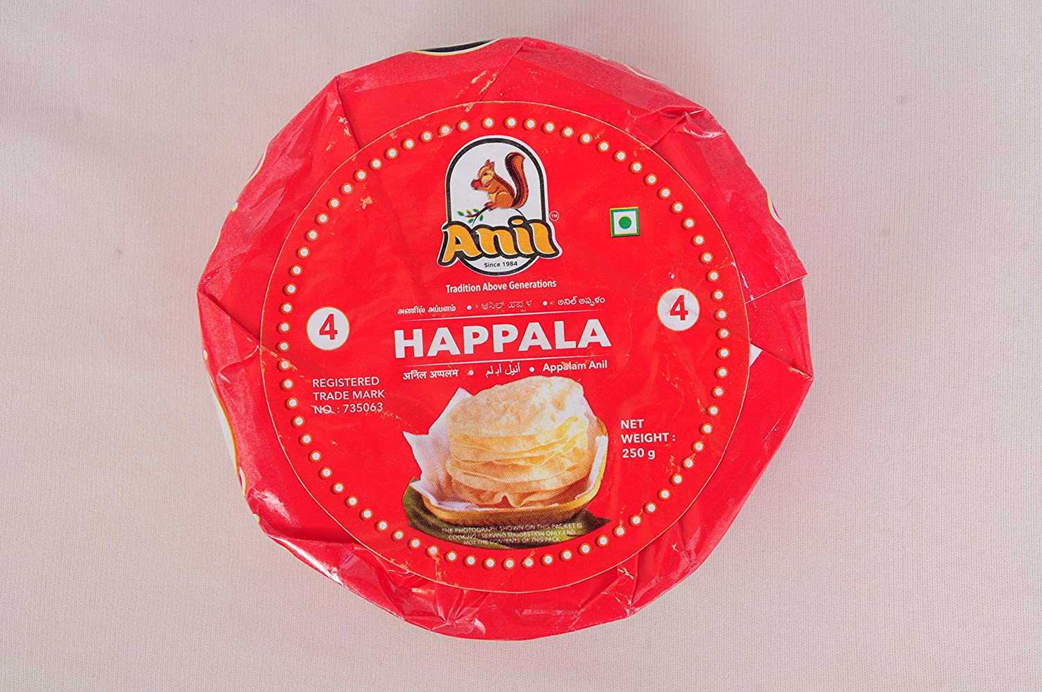ANIL APPALA 250GM NO 4