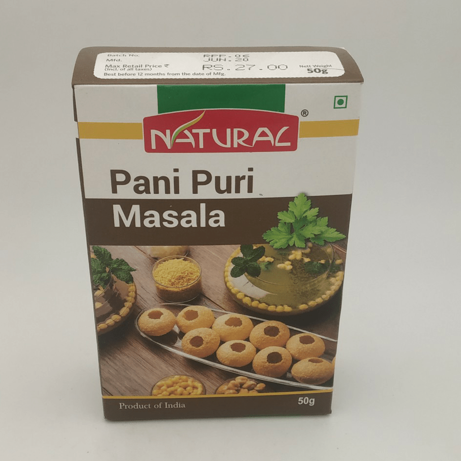 NATURAL PANI PURI MASALA 50G