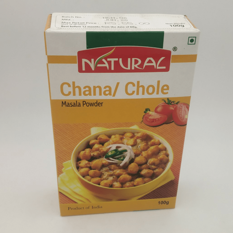 NATURAL CHANA/CHOLE MASALA 100G