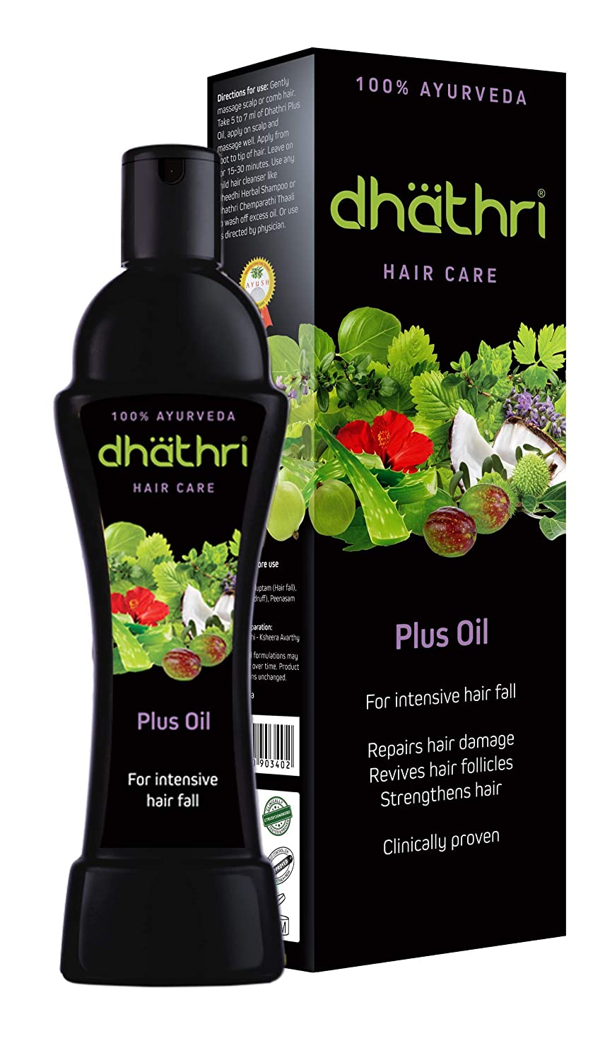 DHATHRI HAIR CARE PLUS HERBAL OIL 200ML