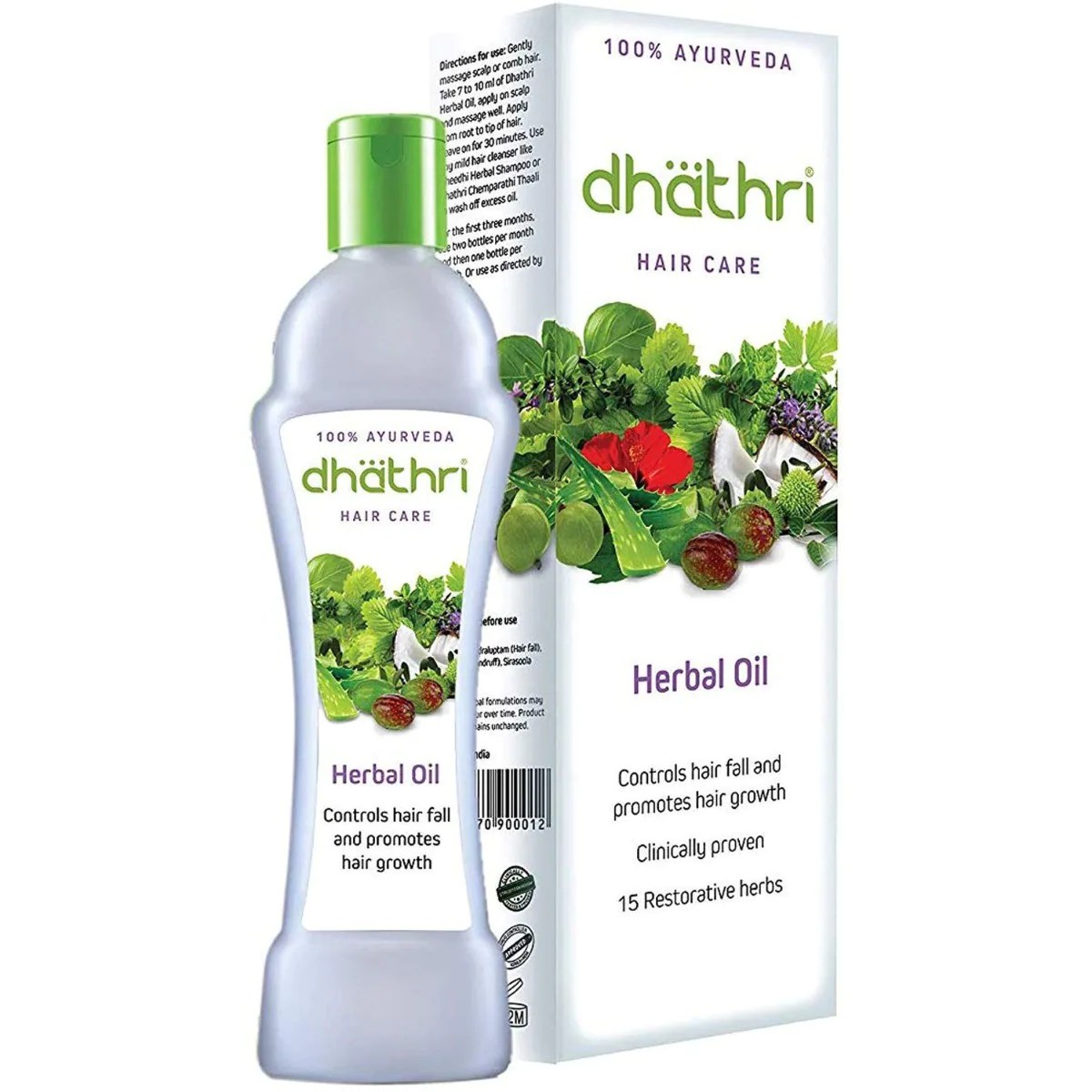 DHATHRI HAIR CARE HERBAL OIL 100ML