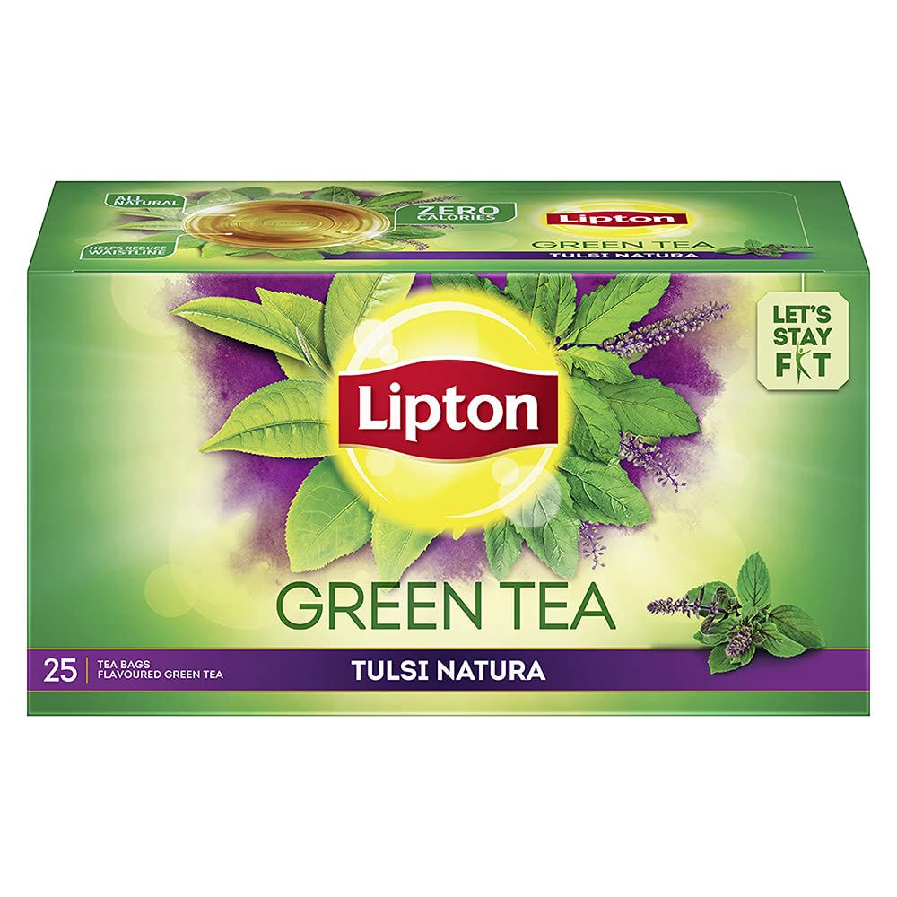 LIPTON GREEN TEA THULASI NATURA 25 BAGS