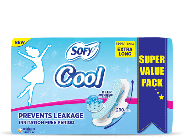SOFY COOL EXTRA LONG 54 PADS