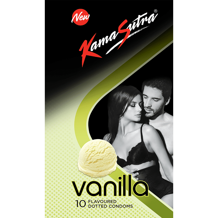 KAMASUTRA CONDOMS EXCITE VANILA 10PCS