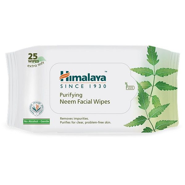 HIMALAYA FACIAL WIPES NEEM 25WIPES